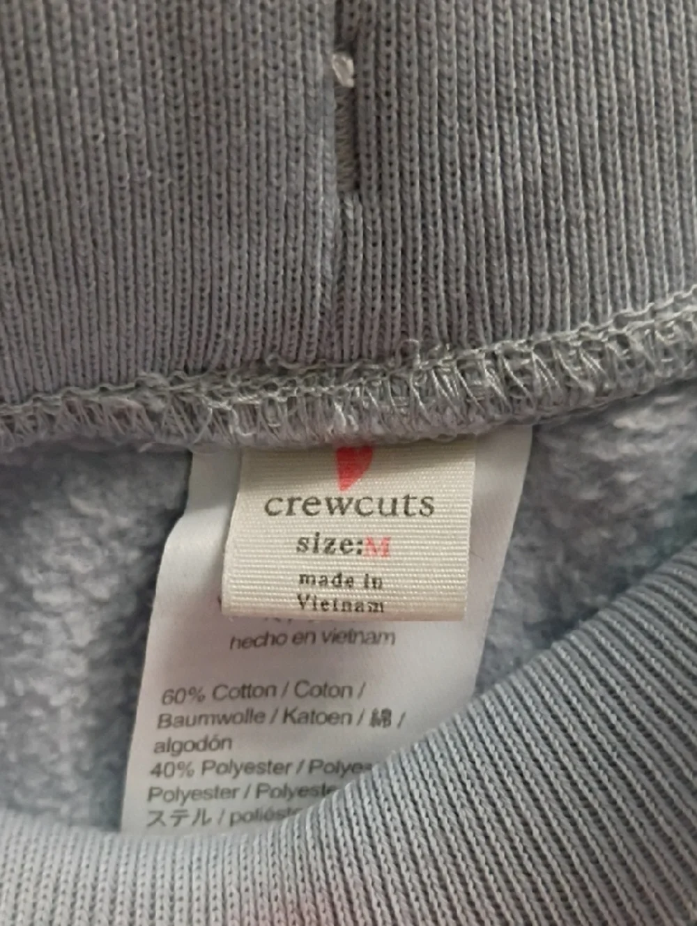 Crewcuts Pale Blue Girl's Jogger Sweatpants - Picture 2 of 6